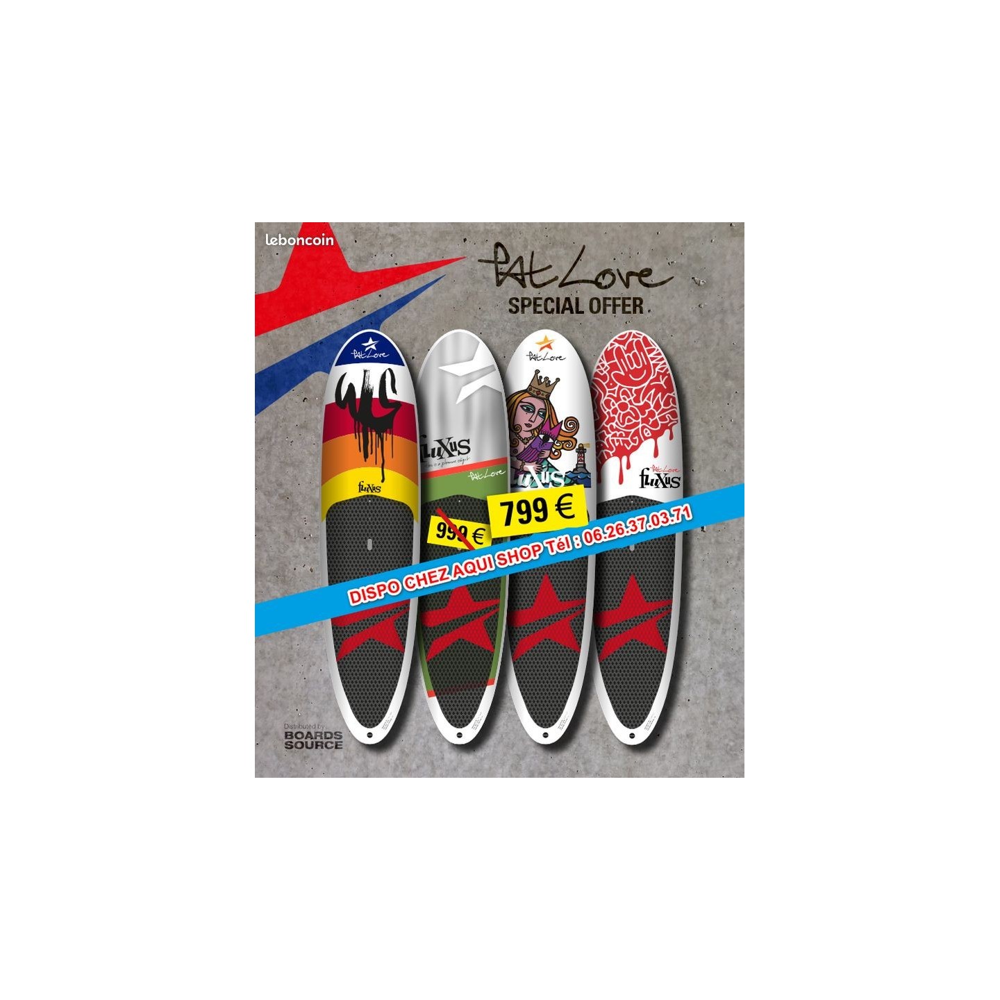 Paddle surf fluxus 10.7 x 29